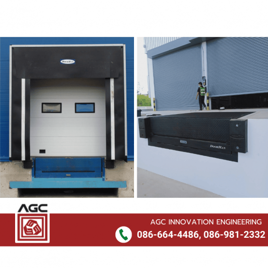 รับติดตั้งสะพานโหลดสินค้า dock leveler - รับติดตั้งประตูอัตโนมัติไฮสปีด - เอจีซี อินโนเวชั่น